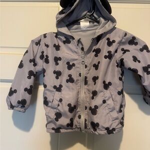 Disney Gray Mickey Mouse Kids Jacket